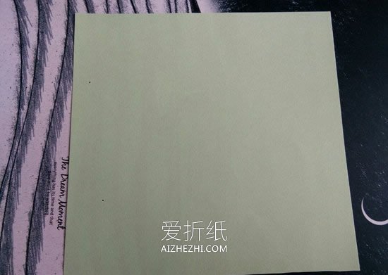 怎么简单折纸立体圣诞树的折法图解- www.aizhezhi.com