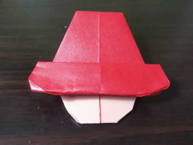 怎么手工折纸圣诞节铃铛的折法图解
