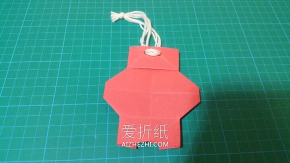 怎么简单折纸灯笼的折法图解教程- www.aizhezhi.com