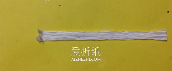 怎么做皱纹纸韭兰纸花的手工教程图解- www.aizhezhi.com