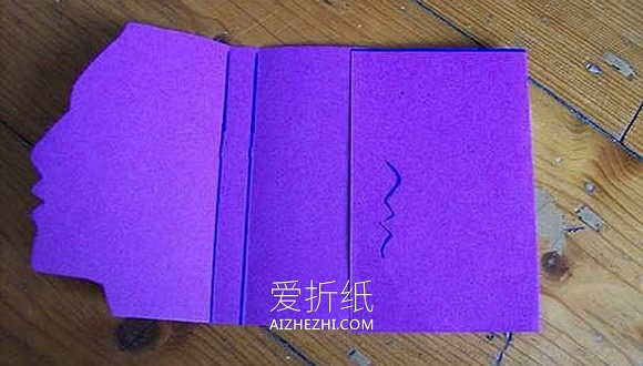 怎么做创意情人节贺卡 接吻情侣卡片手工制作- www.aizhezhi.com