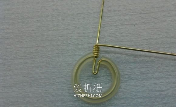 怎么用铜丝做迷你自行车模型的手工教程- www.aizhezhi.com