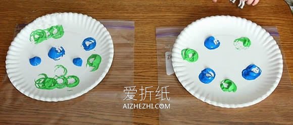 儿童手工小制作 怎么用纸盘做地球装饰品教程- www.aizhezhi.com