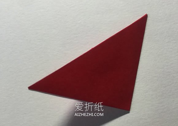 怎么简单折纸立体四瓣花的折法图解- www.aizhezhi.com