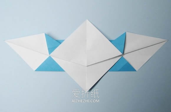 怎么手工折纸蝙蝠侠的蝙蝠镖的折法图解- www.aizhezhi.com