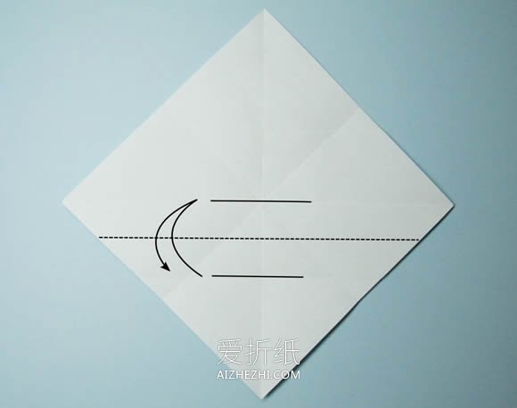 怎么手工折纸蝙蝠侠的蝙蝠镖的折法图解- www.aizhezhi.com