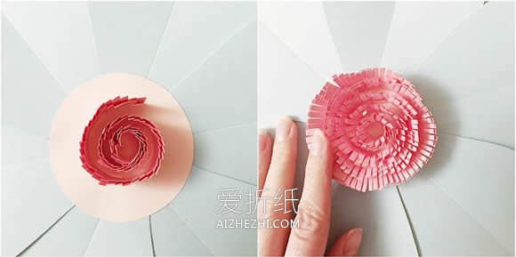 怎么做漂亮的墙饰 8种漂亮纸花手工制作图解- www.aizhezhi.com