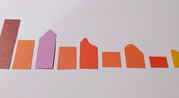 怎么用卡纸做景观剪影耳环的手工制作教程- www.aizhezhi.com