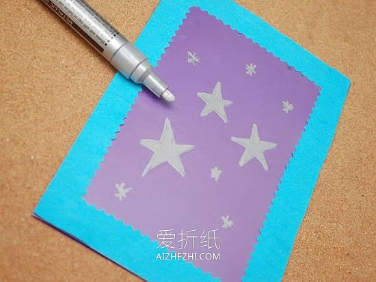 怎么简单手工做教师节星星贺卡的方法教程- www.aizhezhi.com