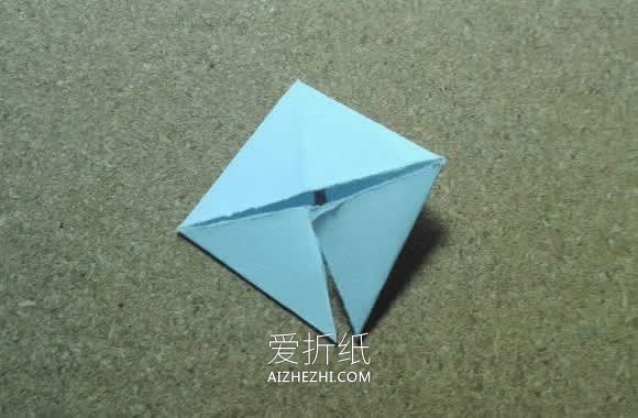 入门教程：怎么手工折纸三角插的折法图解- www.aizhezhi.com