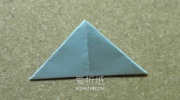 入门教程：怎么手工折纸三角插的折法图解- www.aizhezhi.com