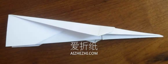 怎么折纸飞得又快又稳的纸飞机的折法步骤图- www.aizhezhi.com