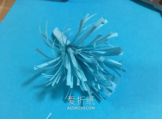 怎么折纸带花蕊完整百合花的折法图解过程- www.aizhezhi.com