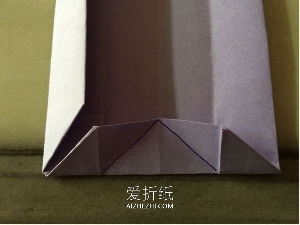 怎么用一张纸折长方形盒子的折法图解- www.aizhezhi.com