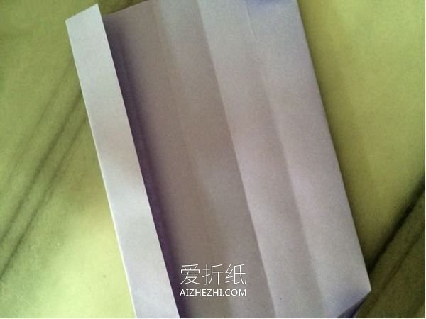 怎么用一张纸折长方形盒子的折法图解- www.aizhezhi.com