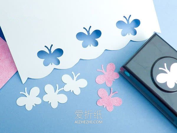 怎么手工制作漂亮教师节蝴蝶贺卡的方法教程- www.aizhezhi.com