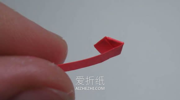 怎么手工折纸制作幸运星戒指的方法图解- www.aizhezhi.com