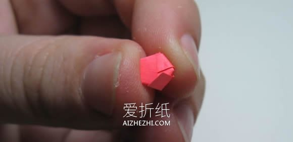 怎么手工折纸制作幸运星戒指的方法图解- www.aizhezhi.com