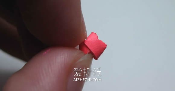 怎么手工折纸制作幸运星戒指的方法图解- www.aizhezhi.com