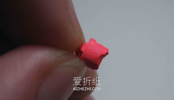 怎么手工折纸制作幸运星戒指的方法图解- www.aizhezhi.com