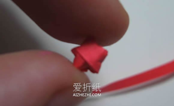 怎么手工折纸制作幸运星戒指的方法图解- www.aizhezhi.com