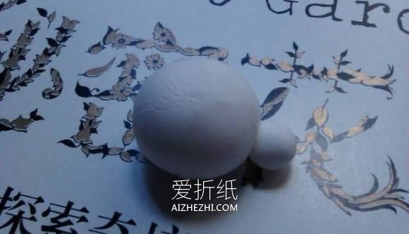 怎么用超轻粘土制作叼着鱼的招财猫图解- www.aizhezhi.com