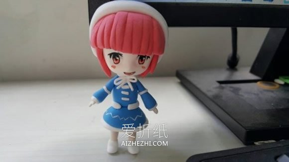 怎么手工做超轻粘土黑暗之女安妮的方法图解- www.aizhezhi.com