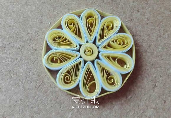 怎么简单做衍纸柠檬切片的方法图解- www.aizhezhi.com