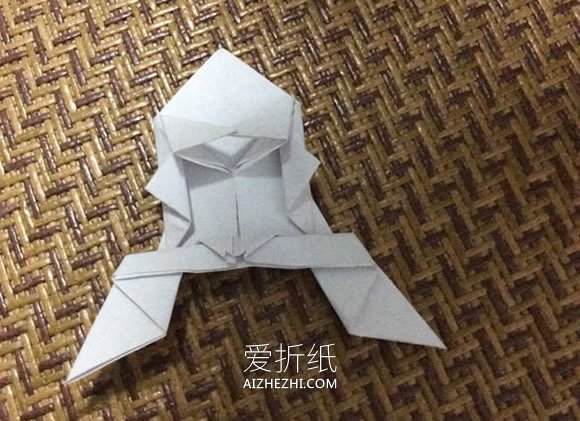 怎么折纸会跳的青蛙的折法图解步骤- www.aizhezhi.com