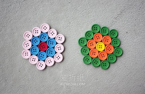 怎么手工制作纽扣小鸟的拼贴教程- www.aizhezhi.com