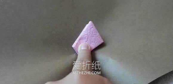 怎么简单折纸棒棒糖的折法步骤图解- www.aizhezhi.com