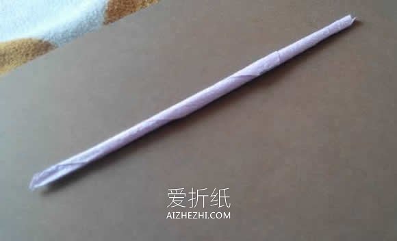 怎么简单折纸棒棒糖的折法步骤图解- www.aizhezhi.com