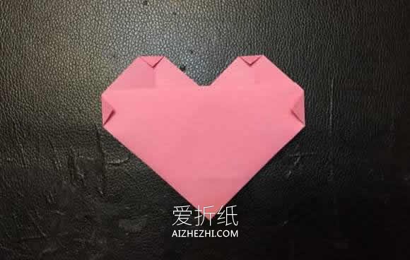 幼儿怎么手工折纸心的折法图解教程- www.aizhezhi.com