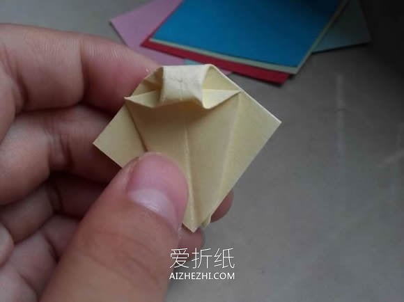 怎么简单折纸小花伞的折法图解教程- www.aizhezhi.com