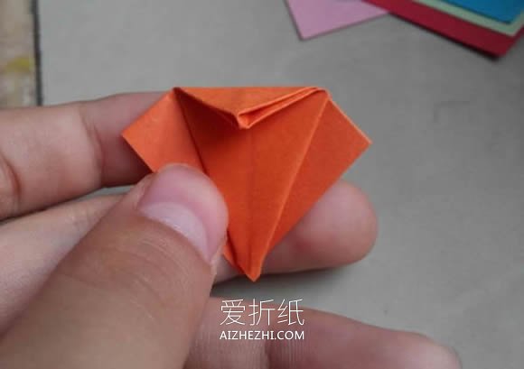 怎么简单折纸小花伞的折法图解教程- www.aizhezhi.com