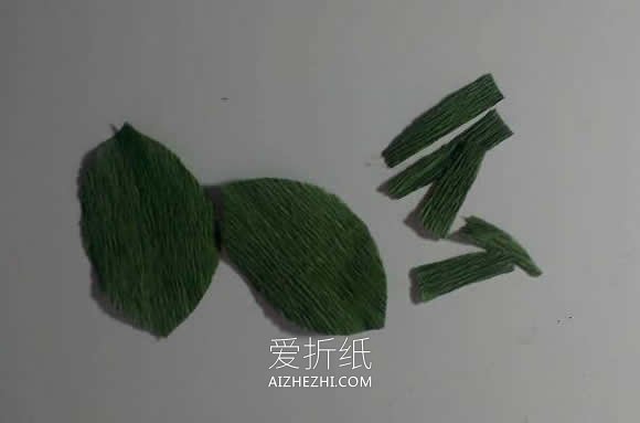 怎么用皱纹纸做香槟玫瑰花的手工图解教程- www.aizhezhi.com