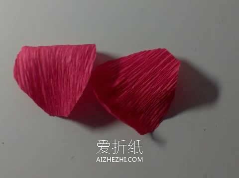 怎么用皱纹纸做香槟玫瑰花的手工图解教程- www.aizhezhi.com