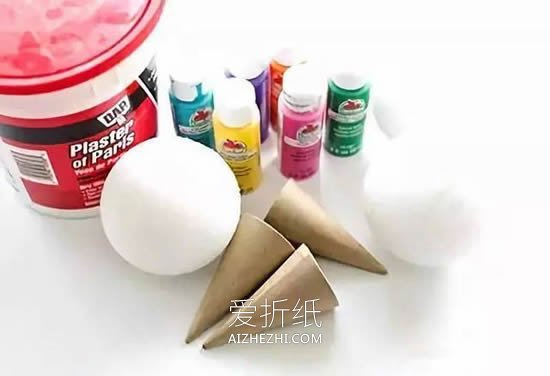 怎么做可爱又逼真的冰激凌挂饰的方法教程- www.aizhezhi.com