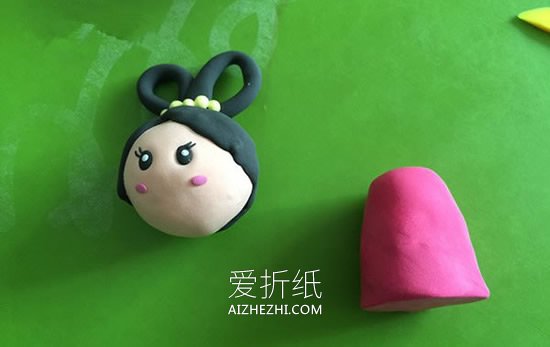 中秋节怎么做彩泥嫦娥的手工制作教程- www.aizhezhi.com