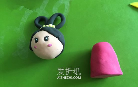 中秋节怎么做彩泥嫦娥的手工制作教程- www.aizhezhi.com