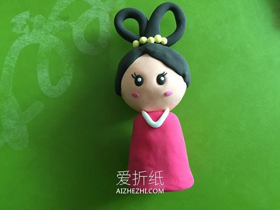 中秋节怎么做彩泥嫦娥的手工制作教程- www.aizhezhi.com