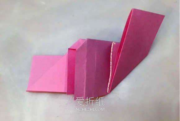 怎么手工折纸心心相印的折法步骤图解- www.aizhezhi.com