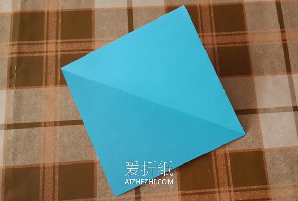 儿童怎么简单折纸兔头的折法图解教程- www.aizhezhi.com
