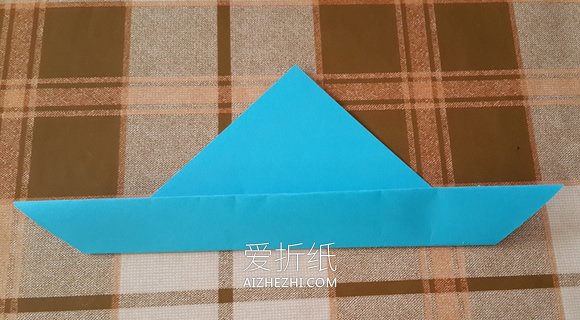 儿童怎么简单折纸兔头的折法图解教程- www.aizhezhi.com