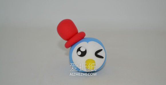 怎么做超轻粘土企鹅的手工制作图解教程- www.aizhezhi.com