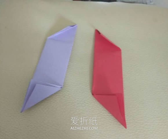 怎么简单折纸四角飞镖的折法图解教程- www.aizhezhi.com