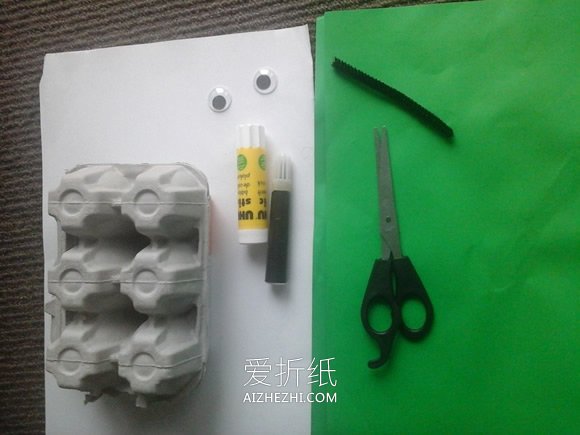 怎么做鸡蛋托蝴蝶的手工制作教程- www.aizhezhi.com