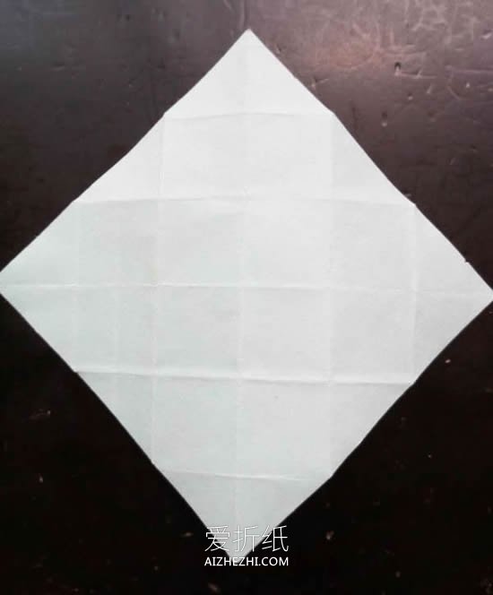 怎么简单折纸风车杯垫的折法图解教程- www.aizhezhi.com