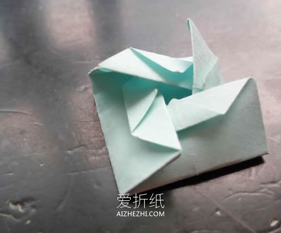 怎么简单折纸风车杯垫的折法图解教程- www.aizhezhi.com