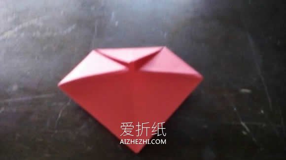 简单卷心玫瑰花怎么折的图解步骤- www.aizhezhi.com